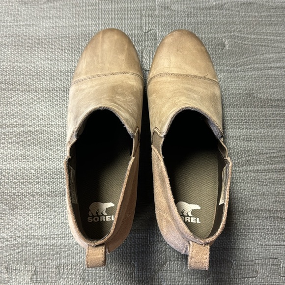 SOREL Evie Pull-on Wedge Bootie, Waterproof Suede Leather - Women’s Size 10.5 - Picture 7 of 12